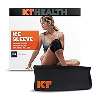 KT Recovery+ Ice Sleeve, Cold Therapy and Flexible Compression Sleeve for Sore Muscles and Joints, Small/Medium