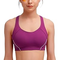 FREETOO 3D High Impact Sports Bra - Seamless Lightweight Quick-Drying Running Bras for Women Workout Gym Activewear Fitness