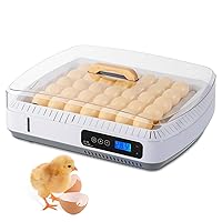 Advanced 35-egg automatic incubator, poultry incubator, automatic egg turning, adjustable temperature, humidity control, transparent cover, safety alarms, durable design, user-friendly.