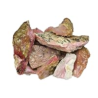 Materials: 1 lb Rough Bulk Pink Opal Stones from Peru - Raw Natural Crystals for Cabbing, Tumbling, Lapidary, Polishing, Wire Wrapping, Wicca & Reiki Crystal Healing