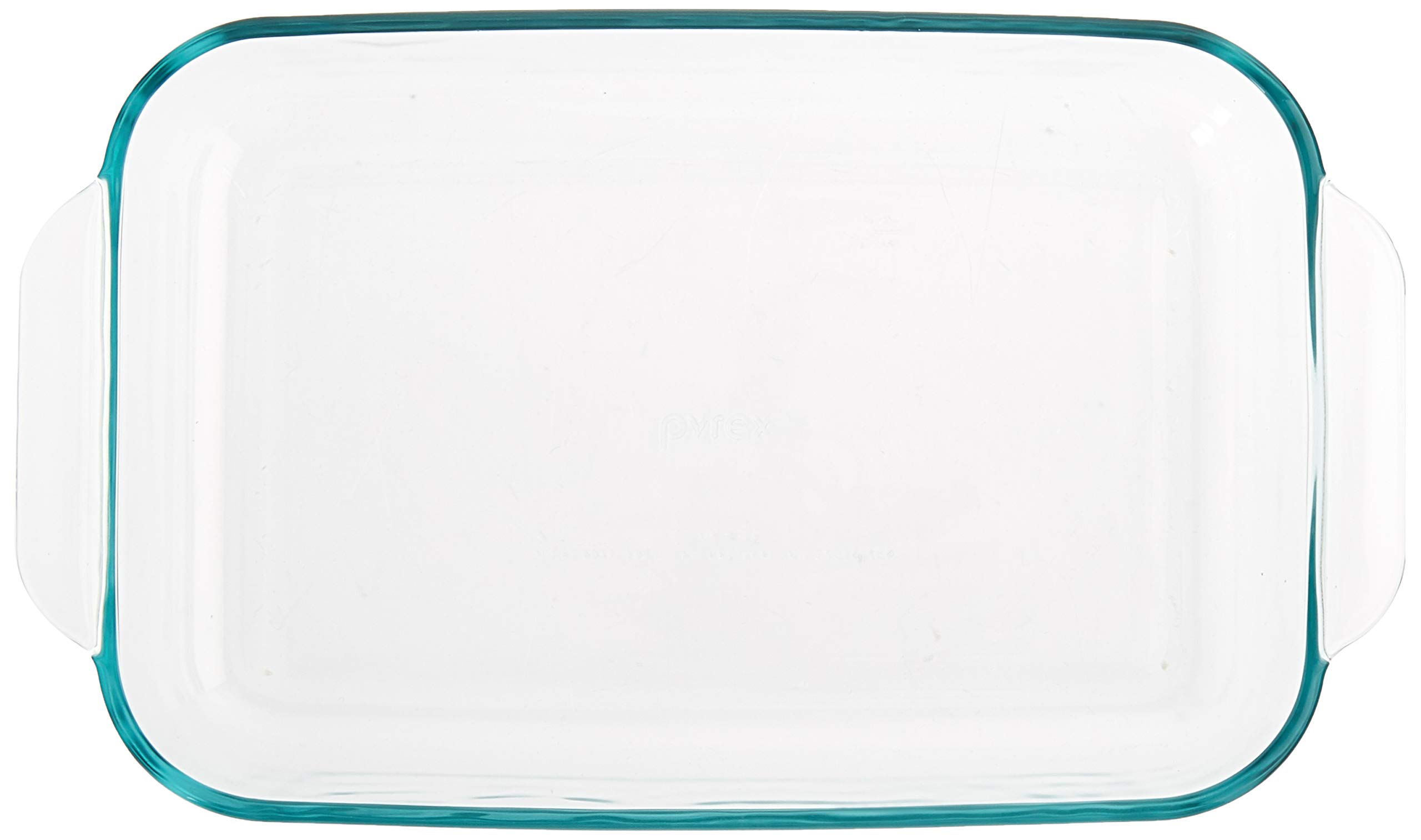 Pyrex, Clear Basics 2 Quart Glass Oblong Baking Dish, 11.1 in. x 7.1 in. x 1.7 in, 2 QT Rectangular