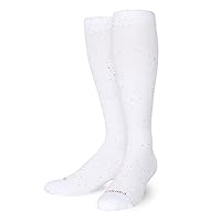 Comrad Recycled Cotton Knee High Socks - 15-20mmHg Graduated Compression Socks - Soft & Breathable Support Socks, Unisex