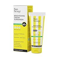 SNSCP Brightening Daily Sunscreen SPF 50 | Zinc Oxide UV Filter for Effective Sun Protection | With Niacinamide + Alpha Arbutin | PA++++, Broad Spectrum, No White Cast | Ideal for All Skin | 45g