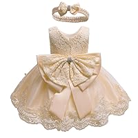 ACSUSS Girl's Tulle Flower Dress Princess Wedding Pageant Dresses Tutu Gown for Toddler Baby Girl