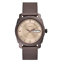 FOSSIL Machine Watch for Men, Quartz Movement with Stainless Steel or Leather Strap