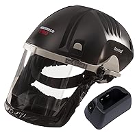 Trend Airshield Pro Full Faceshield, Dust Protector, Battery Powered Air Circulating Mask for Woodworking