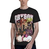 Bryson Music Tiller Shirt Mans Round Neck Short Sleeve T-Shirt Summer Novelty Fashion 3D Print Graphic Tshirt
