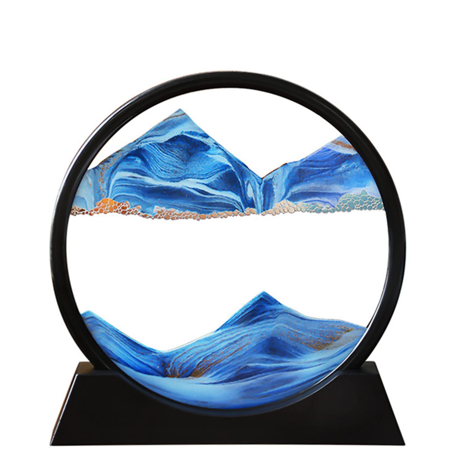 Mua Arthink Moving Sand Art Picture in Motion Round Glass 3D Deep ...