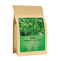 Parsley Tea Bags, 40 Teabags, 2g/bag - Premium Parsley Leaf Tea - Non-GMO - Caffeine-free - Aid Digestion & Boost Immunity