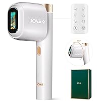 JOVS Laser Hair Removal for Women & Men, IPL Hair Removal with 330° Rotation Head Unlimited Flashes Laser Hair Remover Device at Home Use Safe for Whole Body Painless (White)