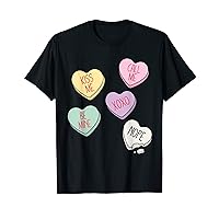 Retro Valentines Day Candy NOPE Vintage Heart Anti-Valentine T-Shirt