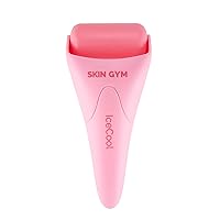 SKIN GYM CryoGel Pink Roller - Facial Roller for Face & Eye Puffiness Relief, Wrinkles and Fine Lines Anti-Aging Face Lift Skin Care Massager Facial Tool, Pink