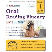 Oral Reading Fluency Workbook, Grade 1 - Lumos SkillBuilder Series: Engaging Leveled Reading, Vocabulary Practice, Read-alongs, Comprehension Quiz, and Online Fluency Program