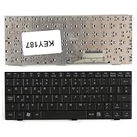 Keyboards4Laptops UK Layout Black Replacement Laptop Keyboard Compatible with Asus Eee PC 701SD