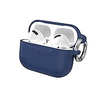 Speck AirPods Pro Case - for Apple AirPods Pro 1st Gen & AirPods Pro 2nd Gen - Durable Soft-Touch Coating with Carabiner Attachment - Coastal Blue