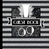 69 Guest Book: Silver Guest Book Includes Gift Tracker and Picture Memory Section to Create a Lasting Keepsake to Treasure Forever