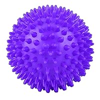 Massage Ball, Spiky for Deep Tissue Back Massage, Foot Massager, Plantar Fasciitis & All Over Body Deep Tissue Muscle Therapy(7.5cm-Purple)