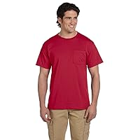 Jerzees Dri-Power Mens Active Pocket T-Shirt 2X-Large True Red