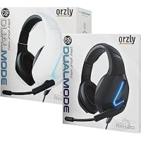 Orzly Gaming Headset Bundle - Abyss Black & Siberia White