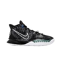 Nike Kid's Kyrie 7 (GS) Basketball Shoes (Black/Off Noir/Chile Red/White, Numeric_4_Point_5)