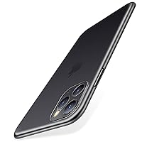 Dataroad iPhone 11 Pro Slim Case,0.2mm Fit [Paper-Thin] Lightweight Case with Translucent Matte Finish PP Back [Anti-Fingerprints&Yellowing] ,Comptible with iPhone 11 Pro 5.8Inch-Translucent Black