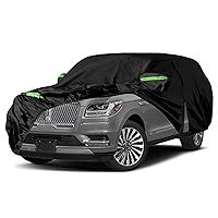 Waterproof Car Cover Replace for 2007-2024 Ford Expedition EL/MAX and Lincoln Navigator L, 6 Layers All Weather Car Covers with Zipper Door for Snow Rain Dust Hail Protection (Expedition EL/MAX)