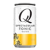 Q Mixers Tonic Water, Premium Cocktail Mixer, 7.5 oz (12 Cans)