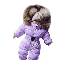 Snow Jumper Girl Jacket Thick Romper Hooded Boy Infant Winter Coat Boys Outfits&Set Ski Clothes Toddler Boy