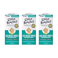 Little Remedies Gas Relief Drops, Natural Berry Flavor, Safe for Newborns 1.0 Fl Oz (Pack of 3)