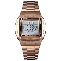 FANMIS Unisex Luxury Digital Watches Multifunctional Stopwatch Countdown Alarm Backlight Water Resistant Watch