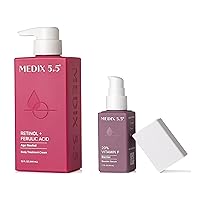MEDIX Retinol Anti Aging Body Cream + 20% Vitamin F Booster Serum Set