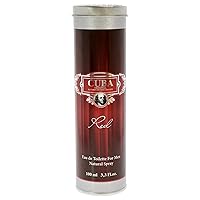 Red By Cuba For Men Edt Spray 3.3 Oz