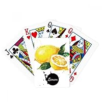 Lemon Fruit Tasty Healthy Watercolor Poker Playing Magic Card Fun Board Game
