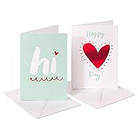 American Greetings Valentines Day Cards for Kids with Stickers, Warmest Wishes and Love-Filled Day (6-Count)