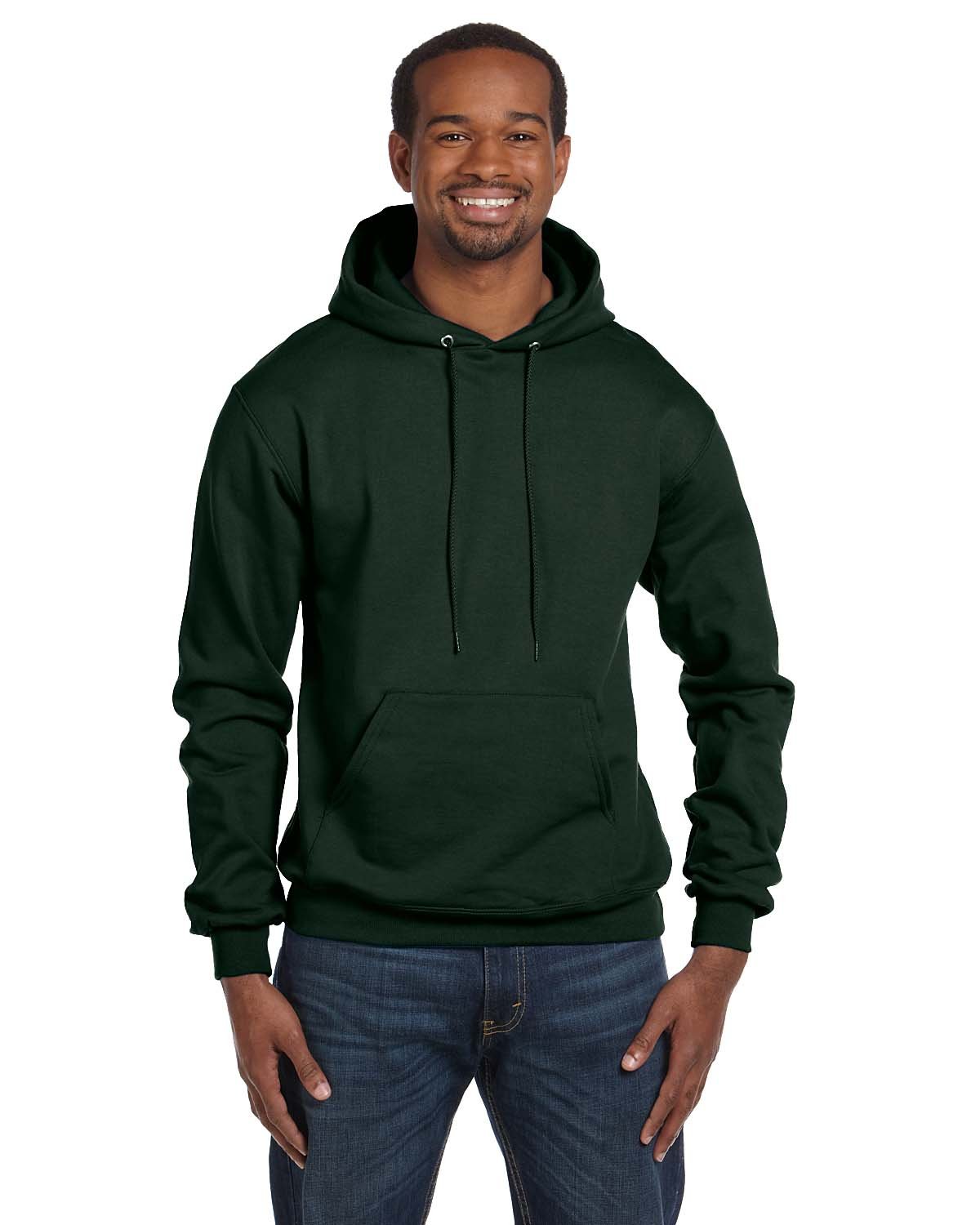 Champion Adult Double Dry Eco Hooded Pullover Fleece