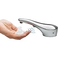 B-8281 Automatic Foam Soap Dispenser, Top-FillTouch-Free Soap Spout 34-fl oz. (1.0-L) Foam Soap Capacity, For Public Restroom Countertops, Retrofit 1” Mounting Diameter, Chrome Finish