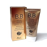 EKEL] Snail Gold BB 50ml SPF50+PA+++/ Blemish Balm,Anti-Wrinkle,Sun Protection/Korea Made