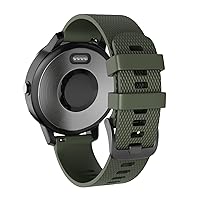 Replacement Silicone Official Strap for Samsung Galaxy Watch4 Classic 46 42mm/Watch 4 44 40mm Sport Band Wristband Bracelet Belt (Color : Army Green 1, Size : Classic 46mm)