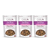 Caru - Soft n’ Tasty Baked Bites - Lamb Bites Dog Treats - Flavorful Training Treats - 4 oz Bags - Pack of 3