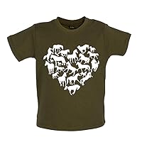 Love Heart Horse - Organic Baby/Toddler T-Shirt