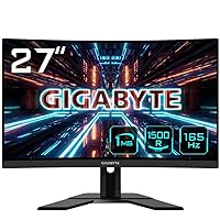 GIGABYTE 27 inches Curved FHD 1080p Monitor, 165Hz Refresh Rate, 1ms Response Time, G27FC A
