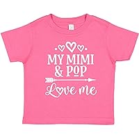 inktastic Mimi and Pop Love Me Granddaughter Valentine Toddler T-Shirt