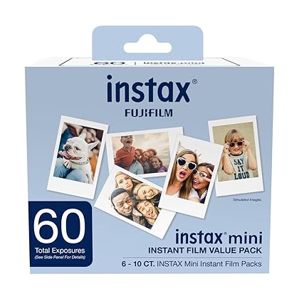 FUJIFILM Instax Mini Instant Film Value Pack - 60 Photos