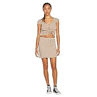 Volcom Women's All Booed Up High Wasisted Mini Skirt