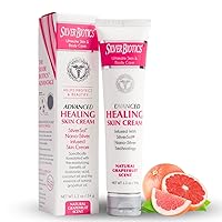 Silver Biotics Nano Silver Healing Lotion Cream Grapefruit Scent Infused SilverSol and Hyaluronic Acid | All Natural Ingredients to Heal, Smooth Your Skin Blemishes and Scars (1.2oz.)