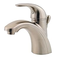 Pfister Parisa Bathroom Sink Faucet, Single Control, 1-Handle, Single Hole, Brushed Nickel Finish, LF042PRKK