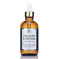 Collagen & Peptides Plumping Skin Care Facial Serum, Anti Aging Face Skincare Serum Helps Reduce Appearance Of Age Spots, Aging Complexions, Sagging Skin, & Wrinkles, Large 3.75 Fl Oz Collagen & Peptides Plumping Skin Care Facial Serum, Anti Aging Face Skincare Serum Helps Reduce Appearance Of Age Spots, Aging Complexions, Sagging Skin, & Wrinkles, Large 3.75 Fl Oz