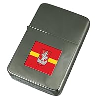 Engraved Lighter Vilnius City Lithuania Flag