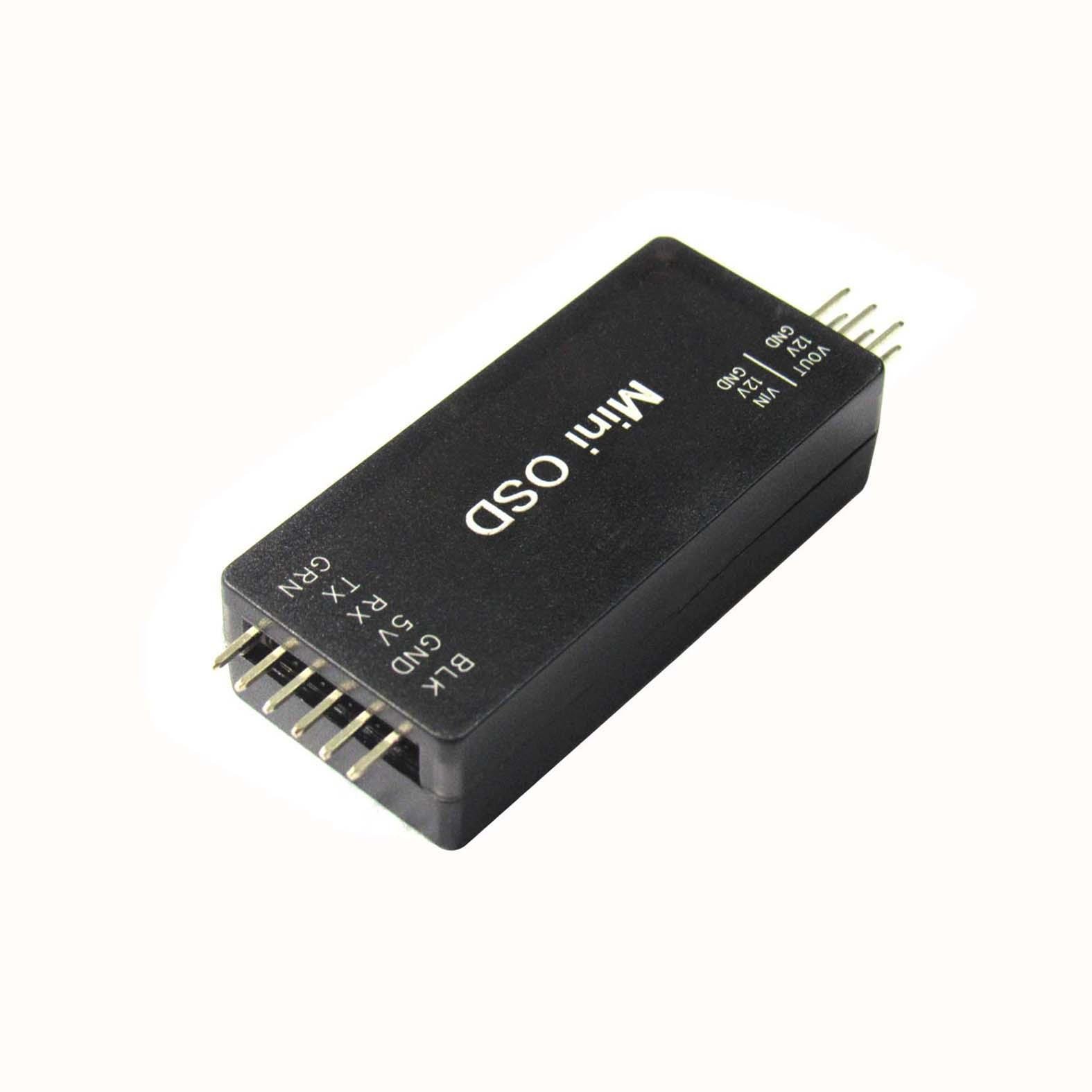 Share Goo Mini OSD Module On Screen Display Video Record for RC APM APM2.8 Pixhawk PX4 Flight Controller Airplanes with Battery Strap