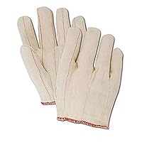 MAGID 94NC MultiMaster Double Palm Canvas Gloves, Men's (Fits Large), Natural , Men's (Fits Large) (Pack of 12)